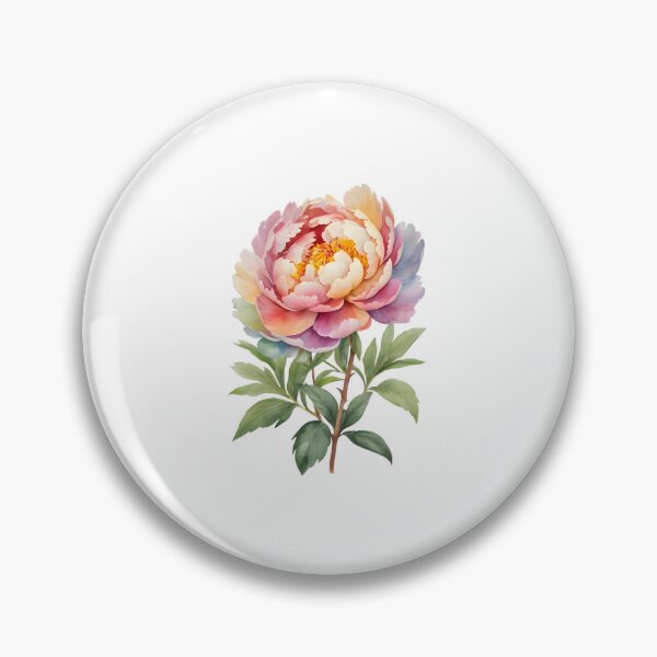 Item preview, Rainbow Peony designed and sold by HOMETOWN86.