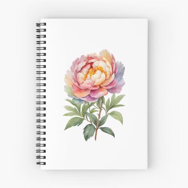 Item preview, Rainbow Peony designed and sold by HOMETOWN86.
