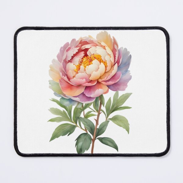 Item preview, Rainbow Peony designed and sold by HOMETOWN86.