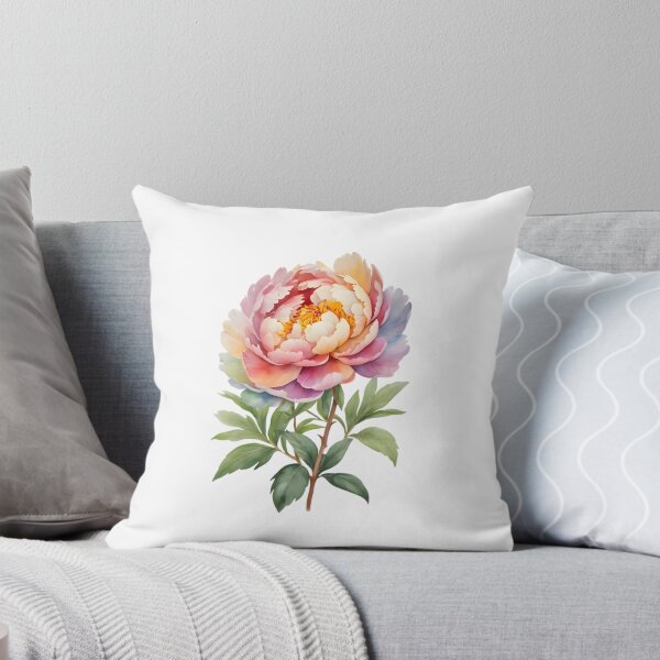 Item preview, Rainbow Peony designed and sold by HOMETOWN86.