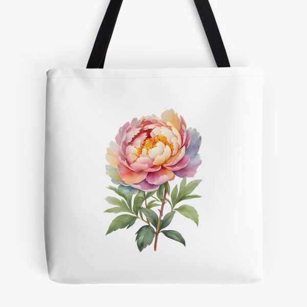 Item preview, Rainbow Peony designed and sold by HOMETOWN86.