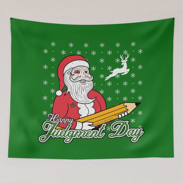 Item preview, Christmas Santa Claus Happy Judgment Day designed and sold by 84collective.