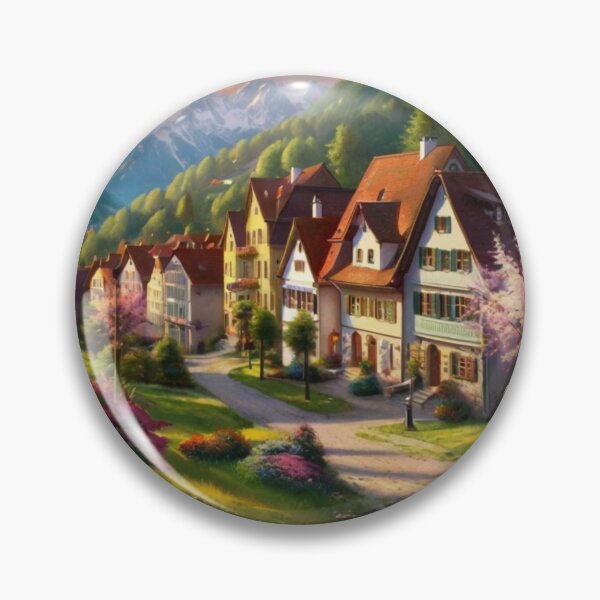 Item preview, Blossoms and Beauty on a Town Street designed and sold by BlareBlare.