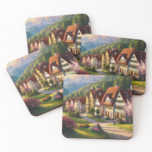 Item preview, Blossoms and Beauty on a Town Street designed and sold by BlareBlare.