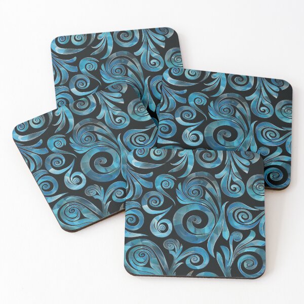 Item preview, New Zealand Māori Paua Pattern Koru Design 204 designed and sold by GrinGalore.