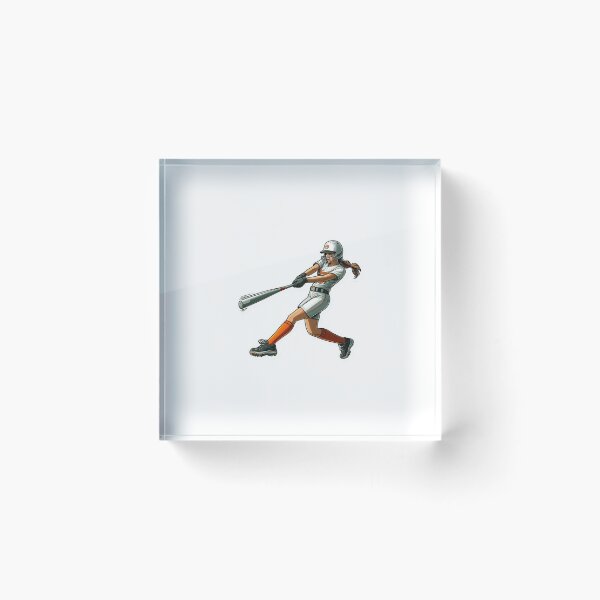 Item preview, Woman base ball player designed and sold by Chase12921.