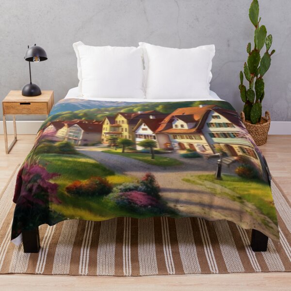 Item preview, Blossoms and Beauty on a Town Street designed and sold by BlareBlare.