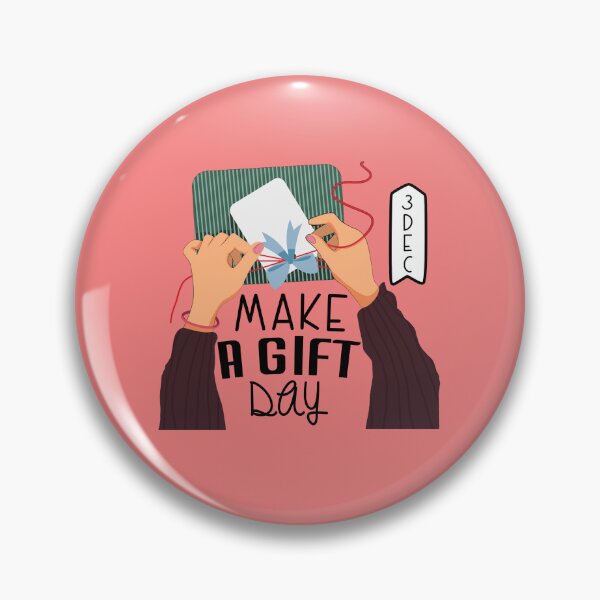 Item preview, 3 December Make A Gift Day - Wacky Holidays designed and sold by ChemicalXShop.
