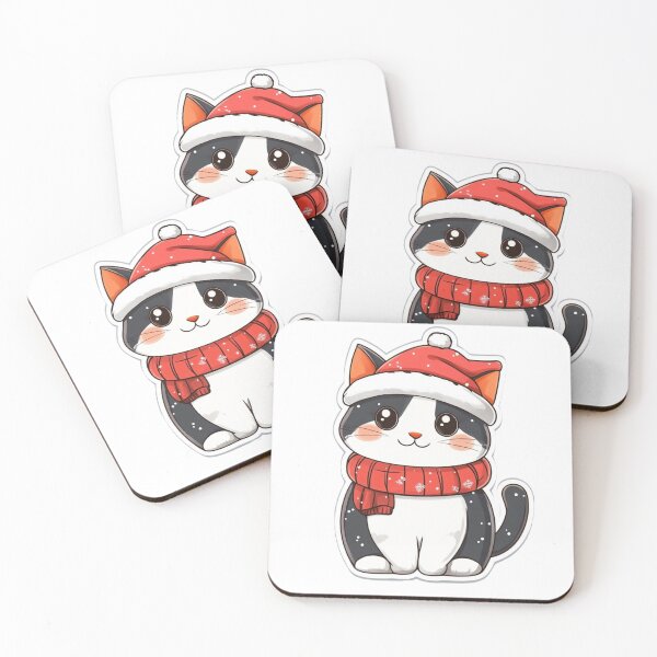 Item preview, Holiday Cat Design | Festive Feline Artwork | Adorable Christmas Kitty Illustration | Winter Cat Decor designed and sold by StickerHavenn.