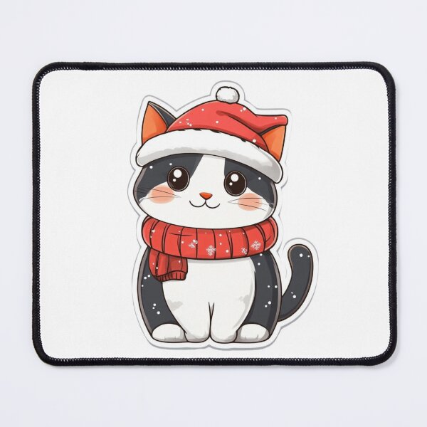Item preview, Holiday Cat Design | Festive Feline Artwork | Adorable Christmas Kitty Illustration | Winter Cat Decor designed and sold by StickerHavenn.