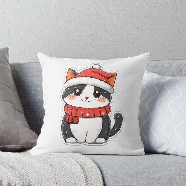 Item preview, Holiday Cat Design | Festive Feline Artwork | Adorable Christmas Kitty Illustration | Winter Cat Decor designed and sold by StickerHavenn.