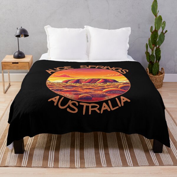 Item preview, Retro Alice Springs in Australia Travel Art Bagde designed and sold by MaateoDesign.