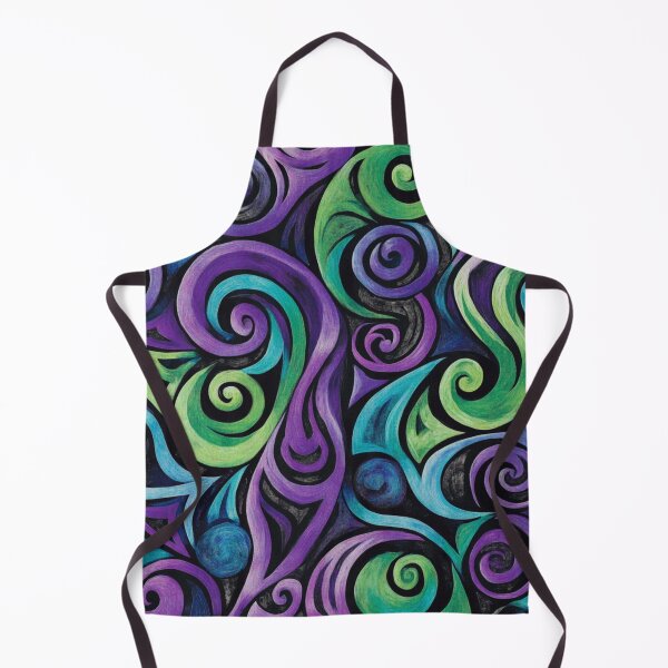 Item preview, New Zealand Māori Paua Pattern Koru Design 206 designed and sold by GrinGalore.