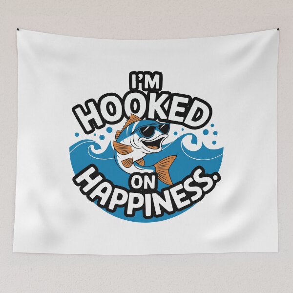 Item preview, I’m Hooked on Happiness designed and sold by IconsStyles.