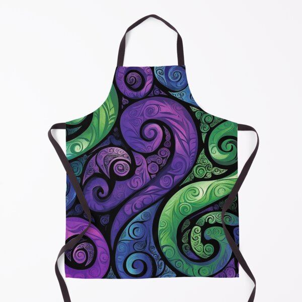 Item preview, New Zealand Māori Paua Pattern Koru Design 207 designed and sold by GrinGalore.