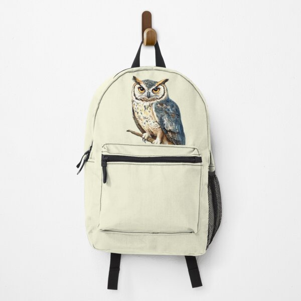 Item preview, Realistic Owl Perched on a Branch designed and sold by jgvisualarts.