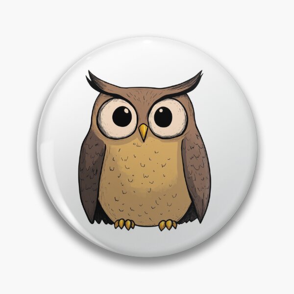 Item preview, Cute Owl Design | Adorable Owl Illustration | Whimsical Woodland Artwork | Owl Lover Decor designed and sold by StickerHavenn.