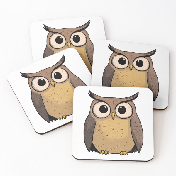 Item preview, Cute Owl Design | Adorable Owl Illustration | Whimsical Woodland Artwork | Owl Lover Decor designed and sold by StickerHavenn.
