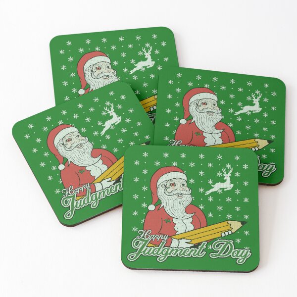 Item preview, Ugly Christmas Sweater Judgment Day Santa Claus Xmas designed and sold by 84collective.