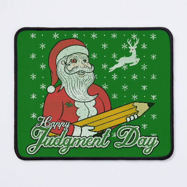 Item preview, Ugly Christmas Sweater Judgment Day Santa Claus Xmas designed and sold by 84collective.