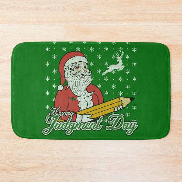 Item preview, Ugly Christmas Sweater Judgment Day Santa Claus Xmas designed and sold by 84collective.