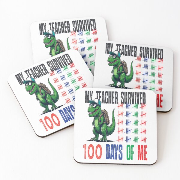 Item preview, My Teacher Survived 100 Days of Me designed and sold by YatoMino.