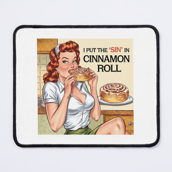 Item preview, cinnamon, sin, sexy, lady, funnyfits70, Humor, Funny, retro, vintages, funny quotes, animal humor, designed and sold by FunnyFits70.
