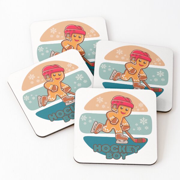 Item preview,   Gingerbread man plays hokckey ,  Funny Christmas Hockey Gingerbread, Santa's favorite player designed and sold by KolorellaS.