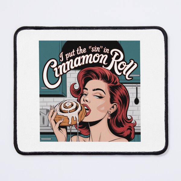 Item preview, cinnamon, sin, sexy, lady, funnyfits70, Humor, Funny, retro, vintages, funny quotes, animal humor, designed and sold by FunnyFits70.
