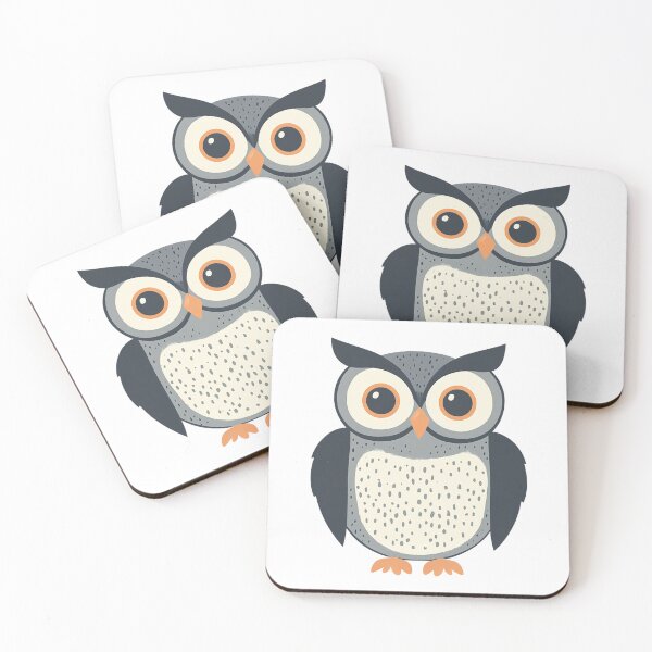 Item preview, Whimsical Owl Design | Playful Woodland Illustration | Adorable Owl Artwork | Nature Lover Decor designed and sold by StickerHavenn.