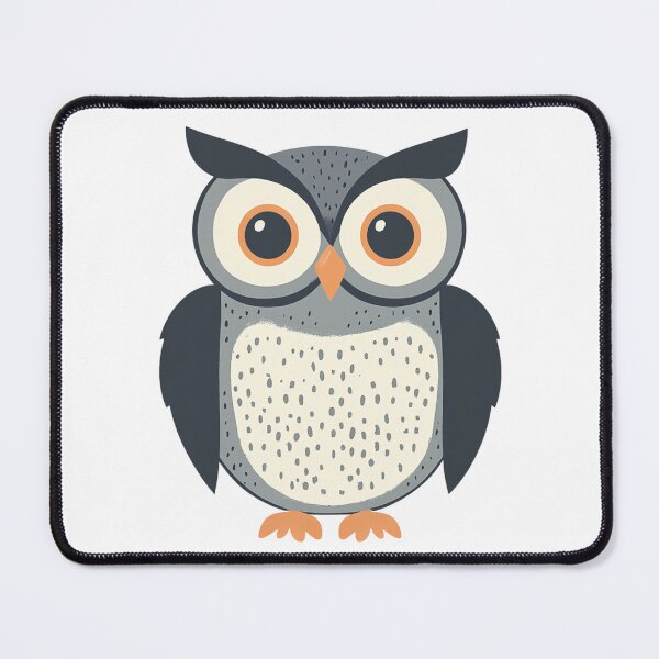 Item preview, Whimsical Owl Design | Playful Woodland Illustration | Adorable Owl Artwork | Nature Lover Decor designed and sold by StickerHavenn.