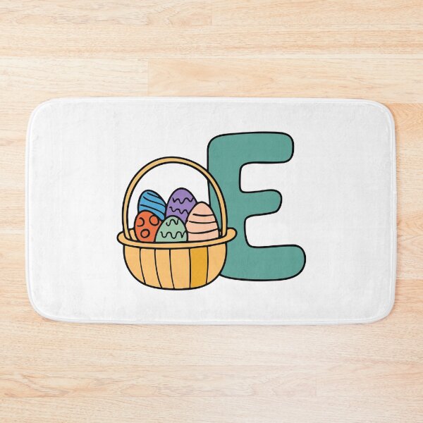 Item preview, Doodle Illustration of Letter E for easter egg designed and sold by rasagamastore.