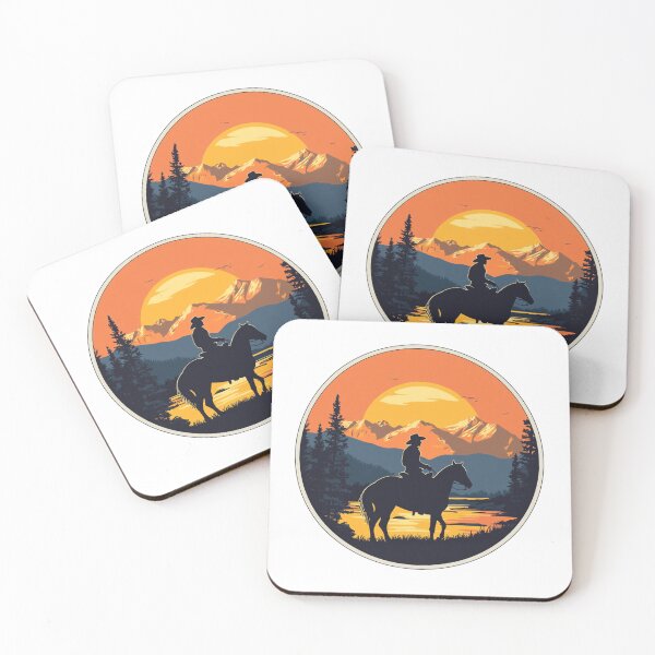 Item preview, Cowboy Retro Classic Design | Vintage Western Artwork | Rustic Cowboy Illustration | Timeless Western Style designed and sold by StickerHavenn.