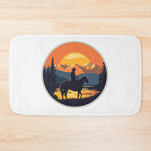Item preview, Cowboy Retro Classic Design | Vintage Western Artwork | Rustic Cowboy Illustration | Timeless Western Style designed and sold by StickerHavenn.