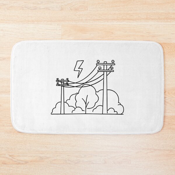 Item preview, Electricity flowing through a power line designed and sold by rasagamastore.