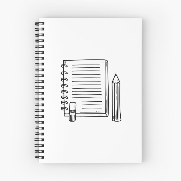 Item preview, An eraser beside a pencil on a notebook designed and sold by rasagamastore.
