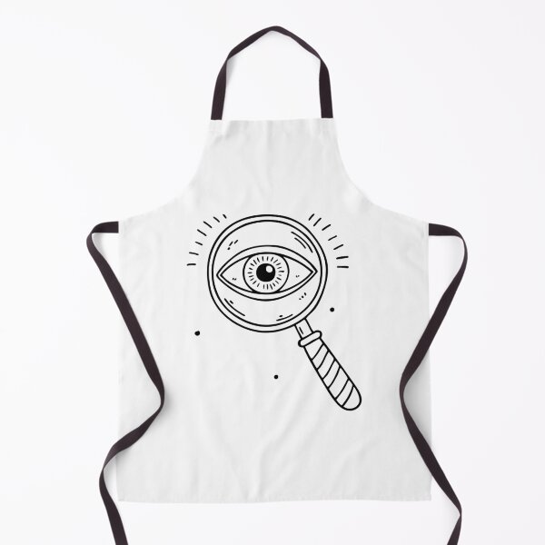 Item preview, An eye looking through a magnifying glass designed and sold by rasagamastore.