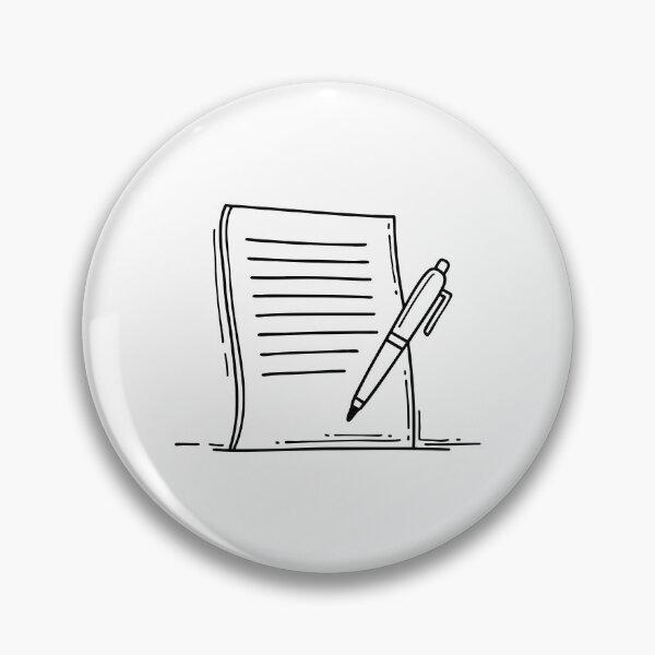 Item preview, An essay paper with a pen lying next to it designed and sold by rasagamastore.