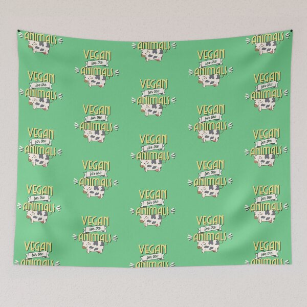 Item preview, Vegan For The Animals designed and sold by Fanverse Merchandise.