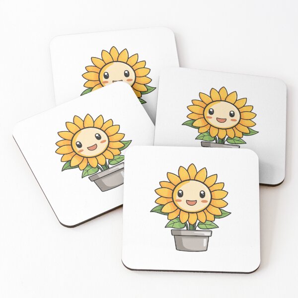 Item preview, Cute Sunflower Design | Adorable Floral Illustration | Whimsical Sunflower Art | Cheerful Flower Decor designed and sold by StickerHavenn.
