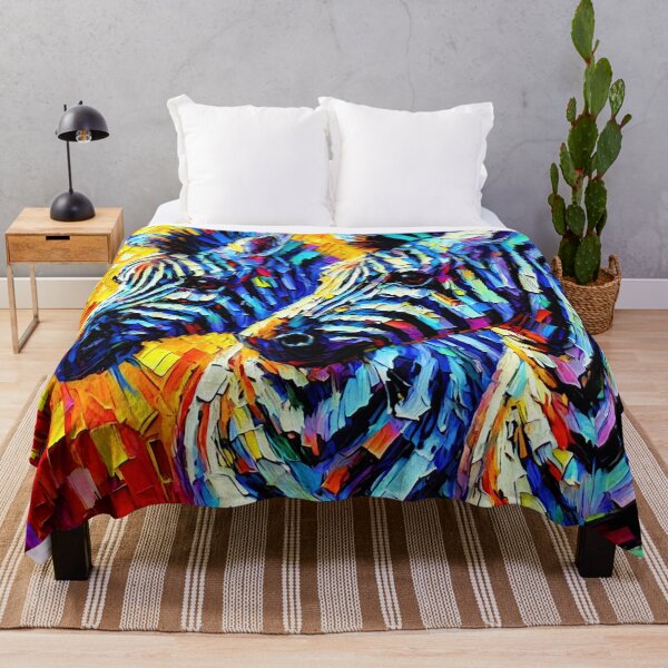 Item preview, Colorful Zebra Duo designed and sold by ChrisButler.