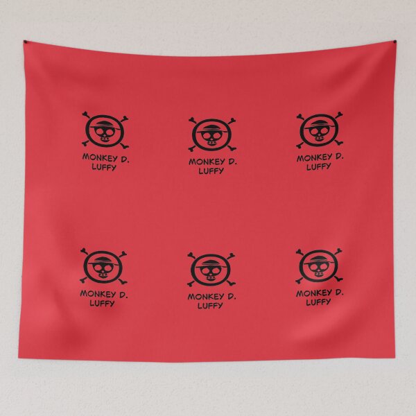 Item preview, Monkey D. Luffy - One Piece Anime Jolly Roger Design designed and sold by RainbowDoveShop.