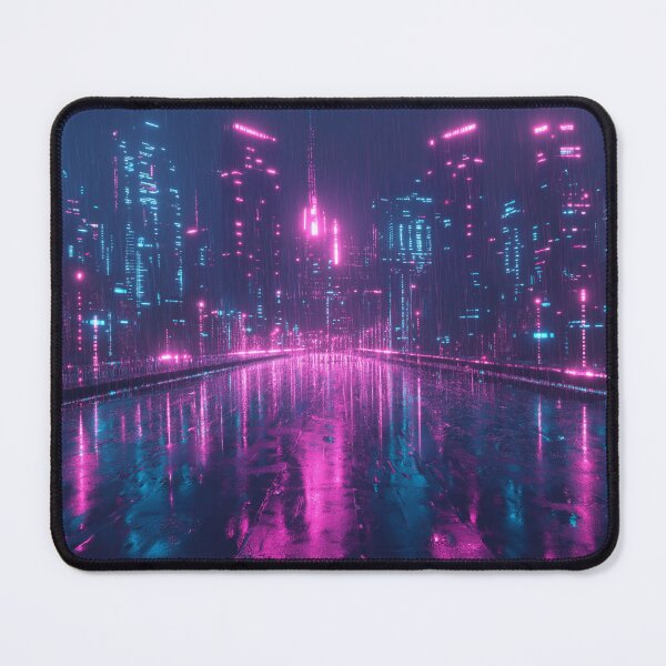 Item preview, Synthwave City Rain designed and sold by BurblePodcast.