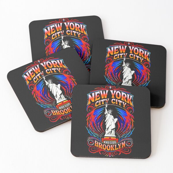 Item preview, Brooklyn new york city  designed and sold by Wandering Threads.
