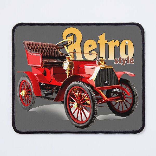 Item preview, Vintage Red Convertible with 'Retro Style' Charm designed and sold by VikArtStudio.