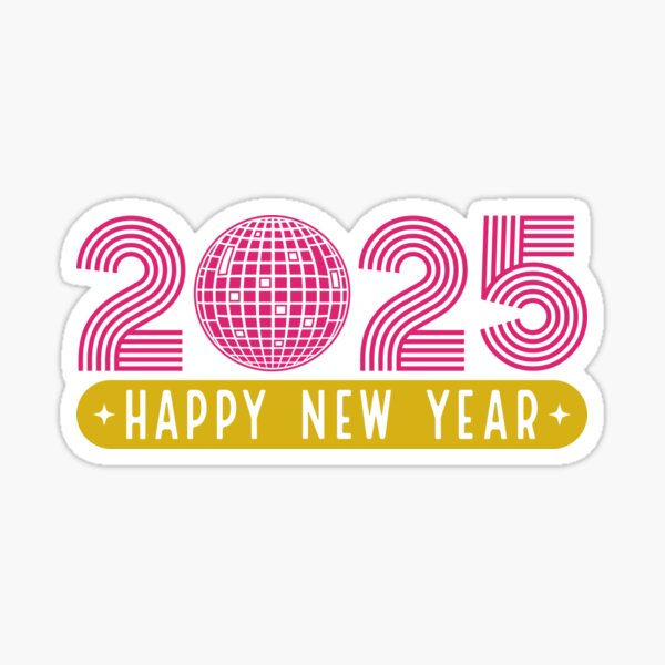 Item preview, Happy New Year in retro style designed and sold by MaggiLars.