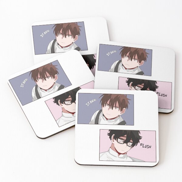 Item preview, (BL)Sign (Yaoi) (Manhwa) Language- Suhwa (수화) by Ker. Gyoon stare at Yohan that he blush. Cute moment designed and sold by Rist-Taker.