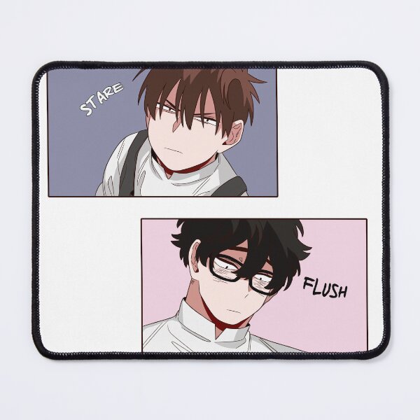 Item preview, (BL)Sign (Yaoi) (Manhwa) Language- Suhwa (수화) by Ker. Gyoon stare at Yohan that he blush. Cute moment designed and sold by Rist-Taker.