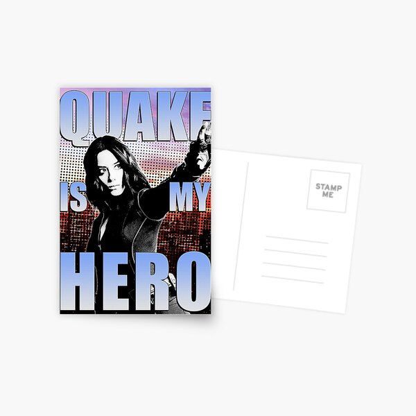 Item preview, Quake is my Hero designed and sold by hamsterfactor.