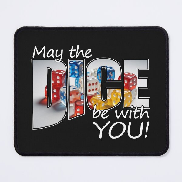 Item preview, Boardgamer - May the dice be with you designed and sold by strokli.